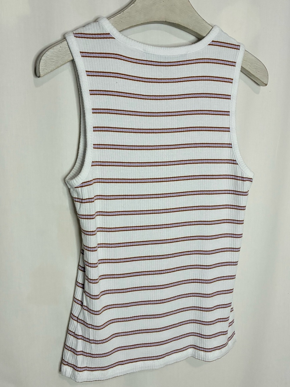 Veronica Beard Ribbed Striped Tank - Picture 3 of 5
